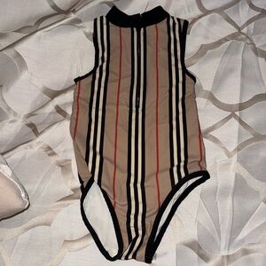 Burberry Kids One Piece Girls Swimsuit